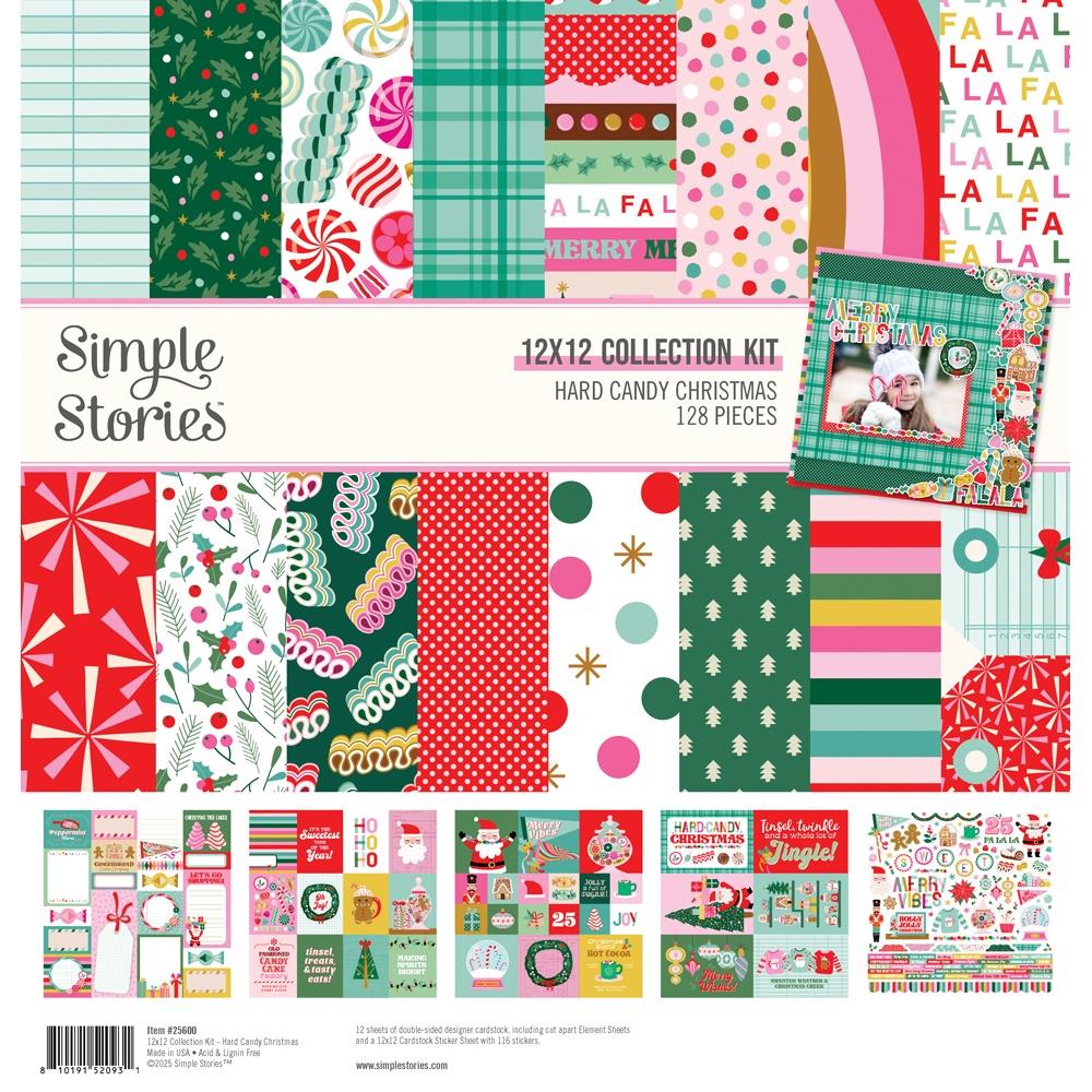 Simple Stories  12x12 Paper [Collection] - Hard Candy Christmas