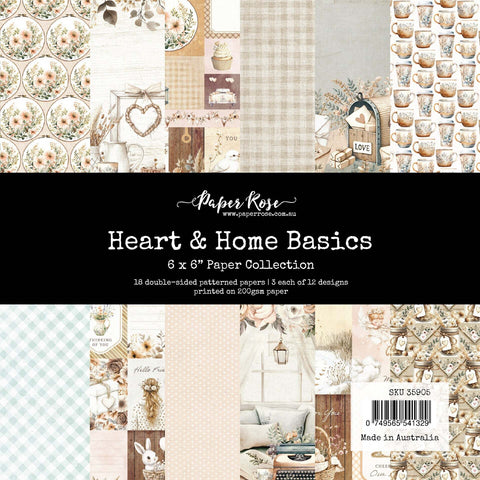 Paper Rose 6x6 Paper (Collection) - Heart & Home Basics