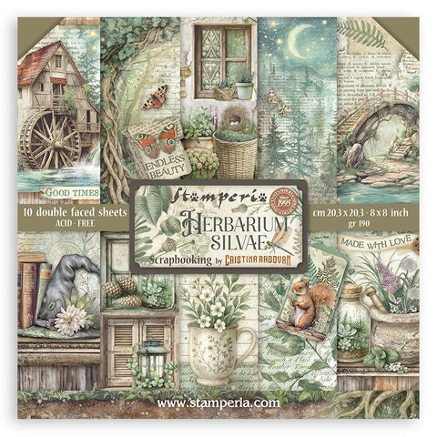 Stamperia 8x8 Paper [Collection] - Herbarium