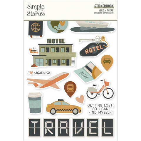 Simple Stories  Sticker Book  [Collection] - Here & There