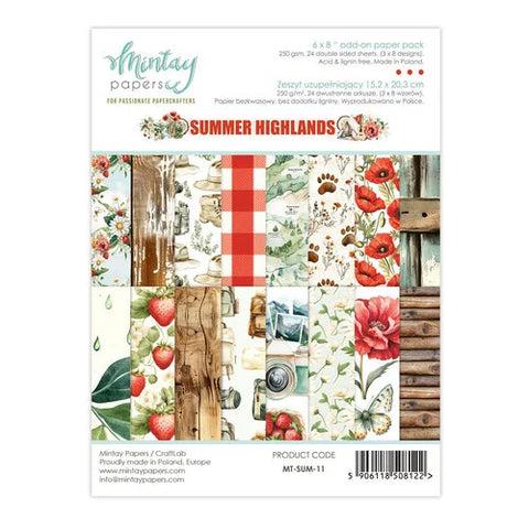 Mintay 6x8 Paper Pad - Summer Highlands