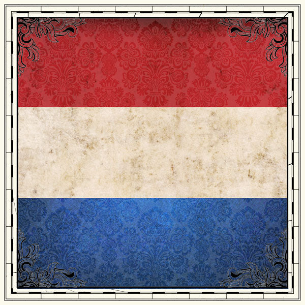 Stamping Station 12x12 Paper -Holland Sightseeing Flag