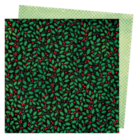American Crafts [Vicki Boutin] 12x12 Papers - Peppermint Kisses - Holly Jolly