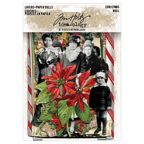 Tim Holtz  Christmas Noel Layers + Paper Dolls