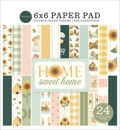 Carta Bella 6x6 Paper Pad  [Collection] - Home Sweet Home