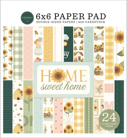 Carta Bella 6x6 Paper Pad  [Collection] - Home Sweet Home
