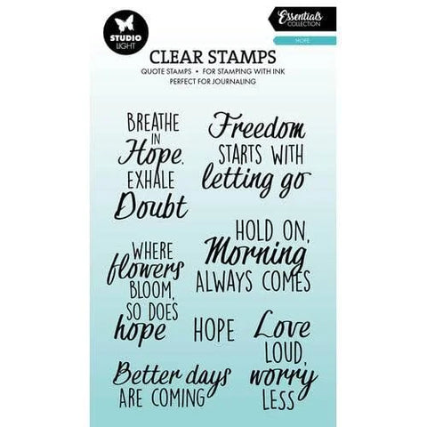 Studio Light Clear Stamps - Hope Essentials