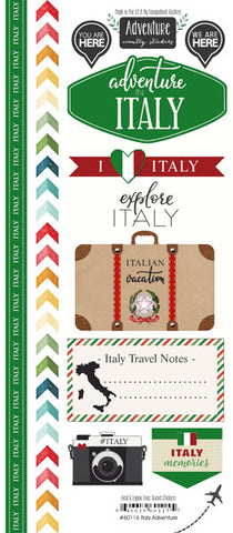 Scrapbook Customs Sticker - Italy Adventure Stickers