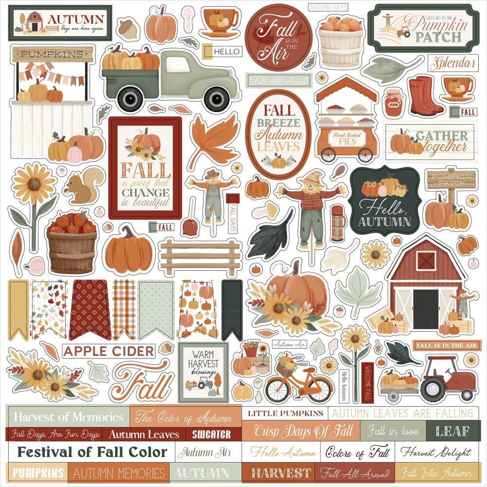 Carta Bella Cardstock Stickers - [Collection] - It's Autumn