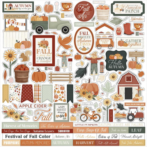 Carta Bella Cardstock Stickers - [Collection] - It's Autumn