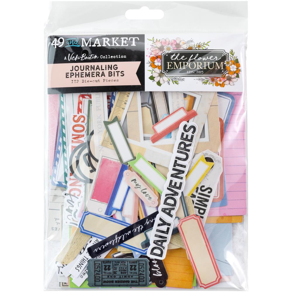 49 and Market / Vicki Boutin  Journaling Ephemera Bits [Collections] - Flower Emporium