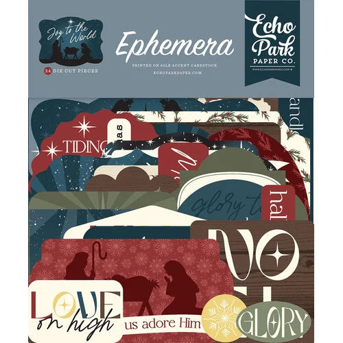 Echo Park Ephemera  [Collection] - Joy To The World