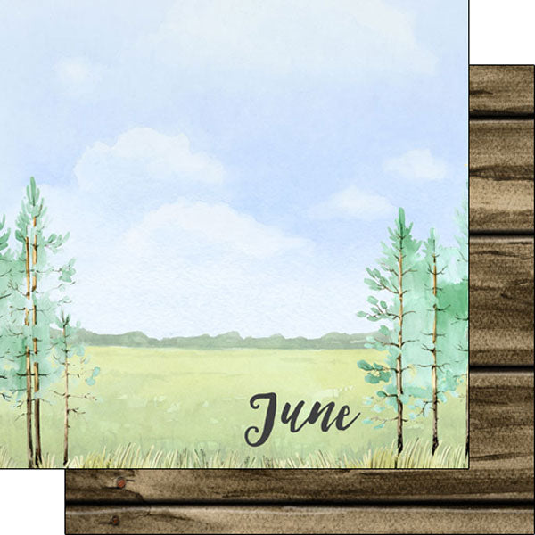 Scrapbook Customs 12x12 Paper - June Memories