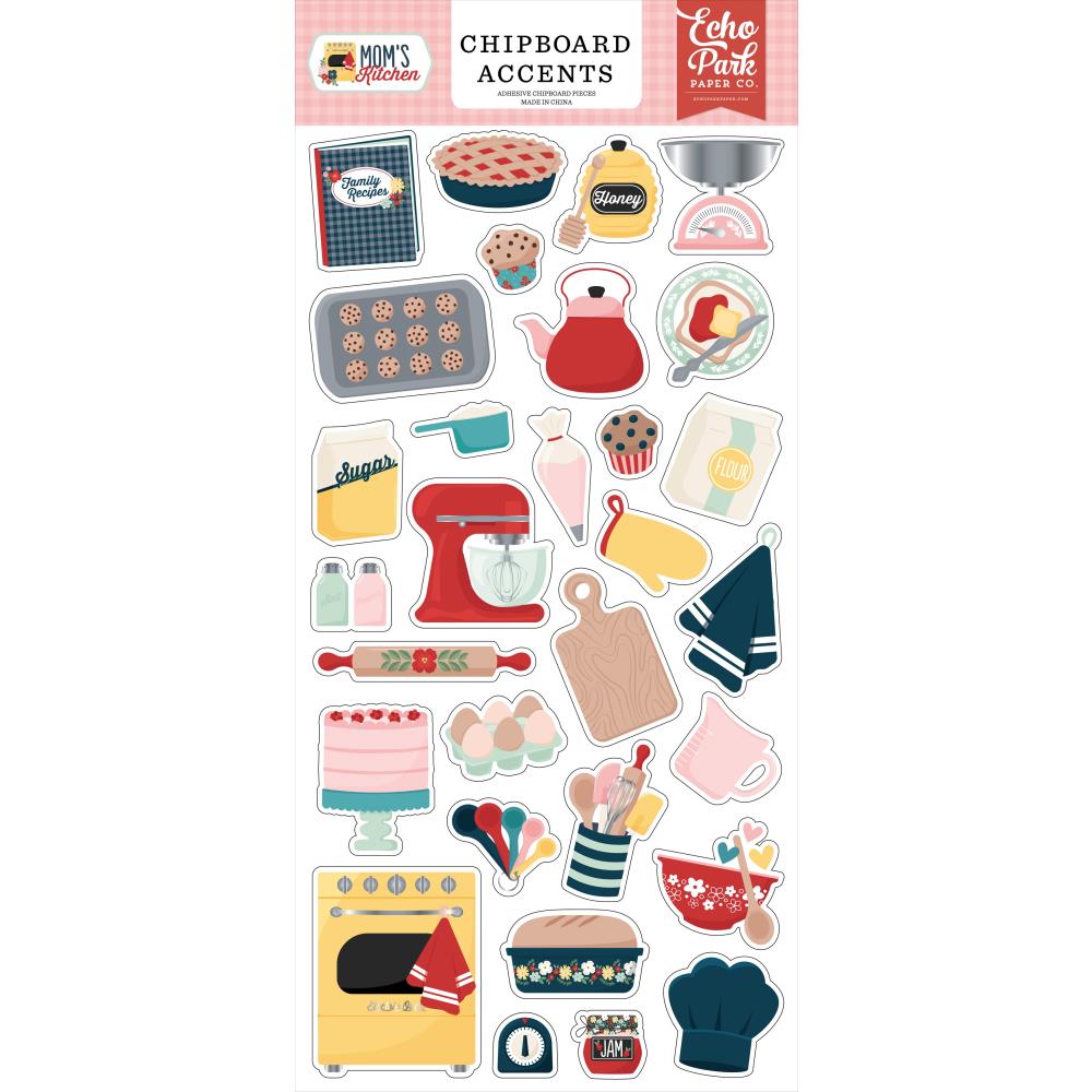 Echo Park Chipboard  Accents [Collection] - Moms Kitchen