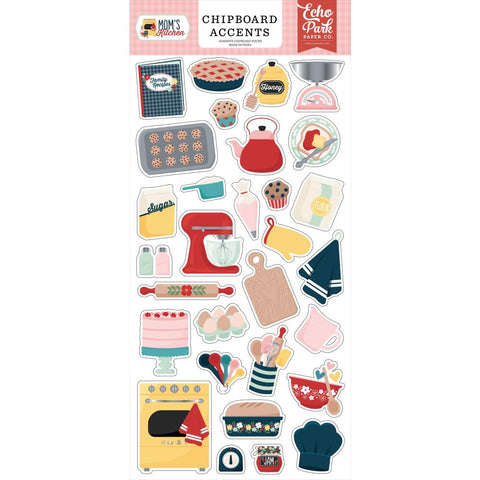 Echo Park Chipboard  Accents [Collection] - Moms Kitchen