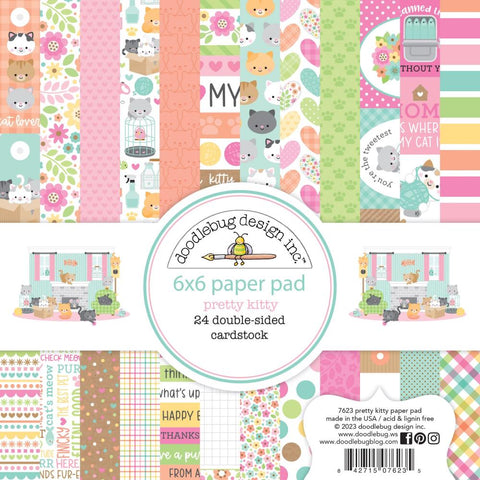 Doodlebug Design 6x6 Paper Pad - [Collection] - Pretty Kitty