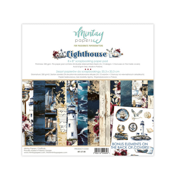 Mintay 8x8 Paper (Collection) - Lighthouse