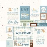 Carta Bella 12x12 Paper - [Collection] - Little Lullabies Baby Boy Journaling Cards