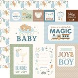 Carta Bella 12x12 Paper - [Collection] - Little Lullabies Baby Boy Multi Journaling Cards