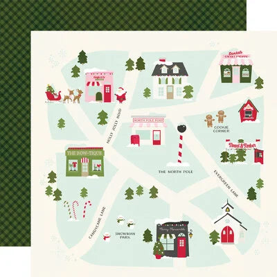 Simple Stories 12x12 Paper  [Collection]  - Kringle & Co. - Magical