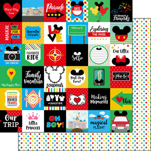 Scrapbook Customs 12x12 Paper - Magical Cut-Outs