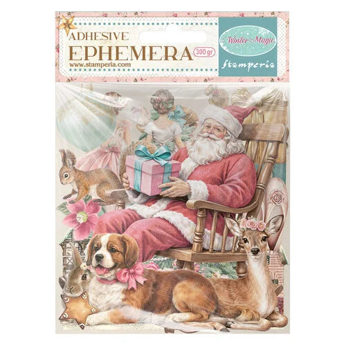 Stamperia Adhesive Ephemera [Collection] - Winter Magic