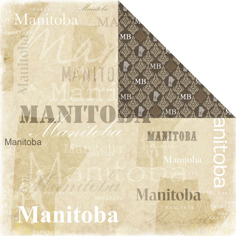 Scrapbook Customs 12x12 Paper - Manitoba Lovely