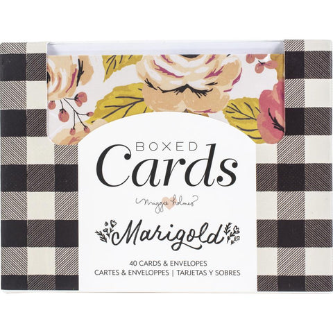 American Crafts A2 Cards W/Envelopes (4.375"X5.75") 40/Box - Maggie Holmes - Marigold
