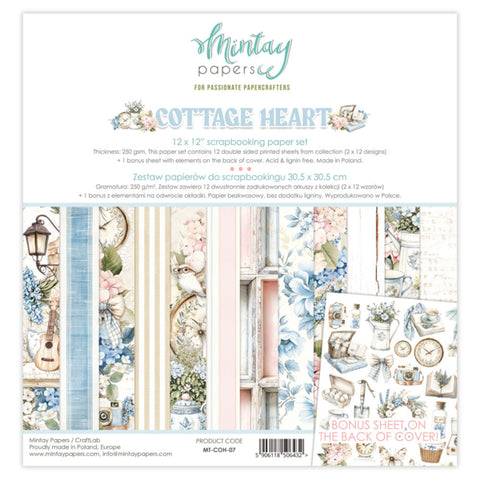Mintay 12x12 Paper (Collection) - Cottage Heart