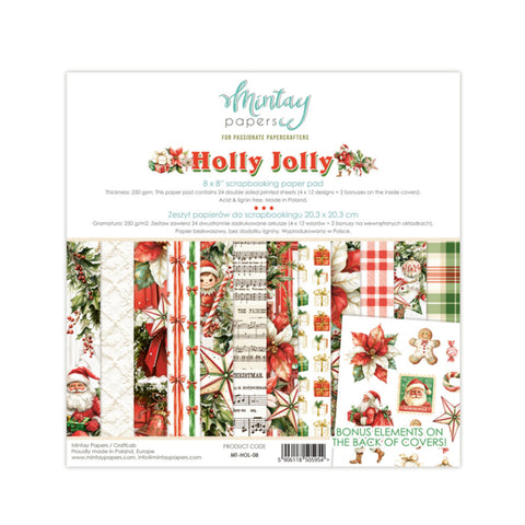 Mintay 8x8 Paper (Collection) - Holly Jolly