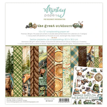 Mintay 12x12 Paper (Collection) - Great Outdoors