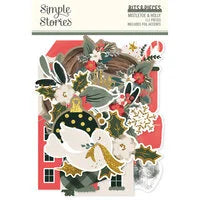Simple Stories   Bits & Pieces  [Collection] - Mistletoe & Holly