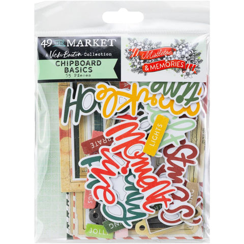 49 and Market  Chipboard Basics[Collections] - Mistletoe & Memories