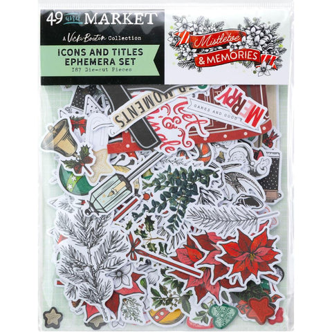 49 and Market  Icons and Titles Ephemera Set [Collections] - Mistletoe & Memories