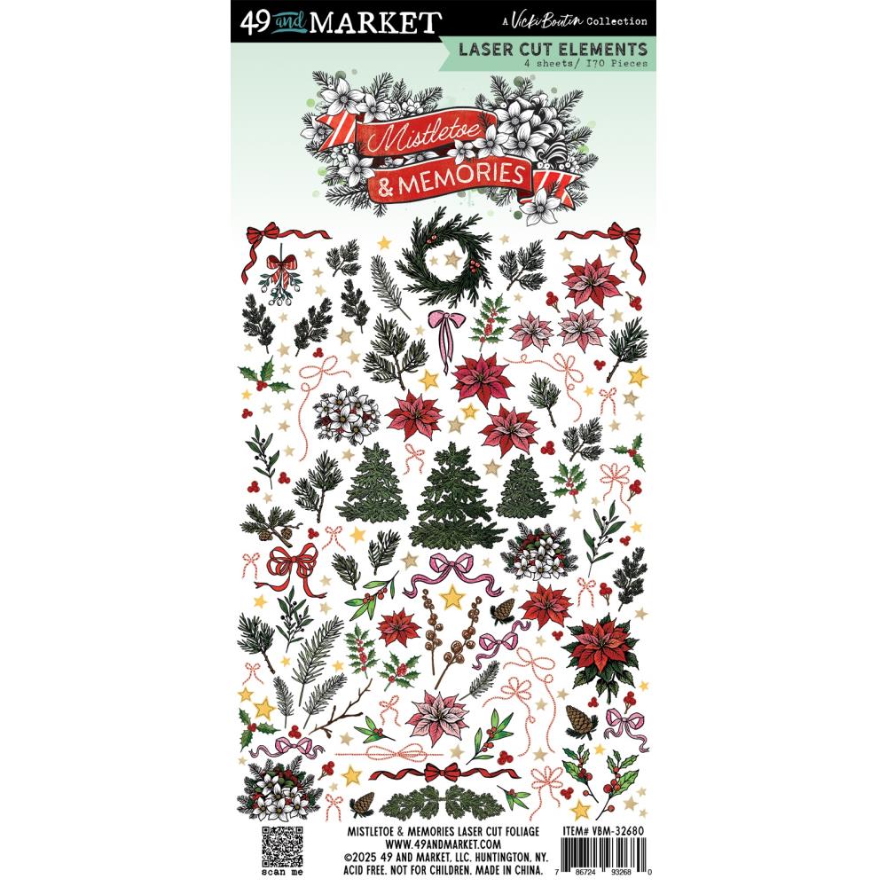 49 and Market  Laser Cut Foliage Elements [Collections] - Mistletoe & Memories