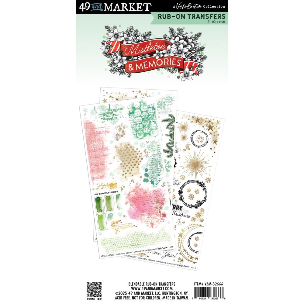 49 and Market  Rub On Transfers[Collections] - Mistletoe & Memories