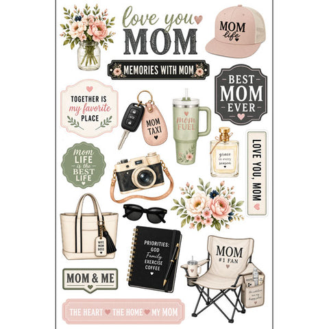 Scrapbook Customs  - Mom Things Embellishments