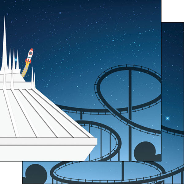 Scrapbook Customs 12x12 Paper -  Tomorrowland