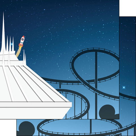 Scrapbook Customs 12x12 Paper -  Tomorrowland