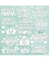 Mintay Paper Chippies (Collection) -Mothers day