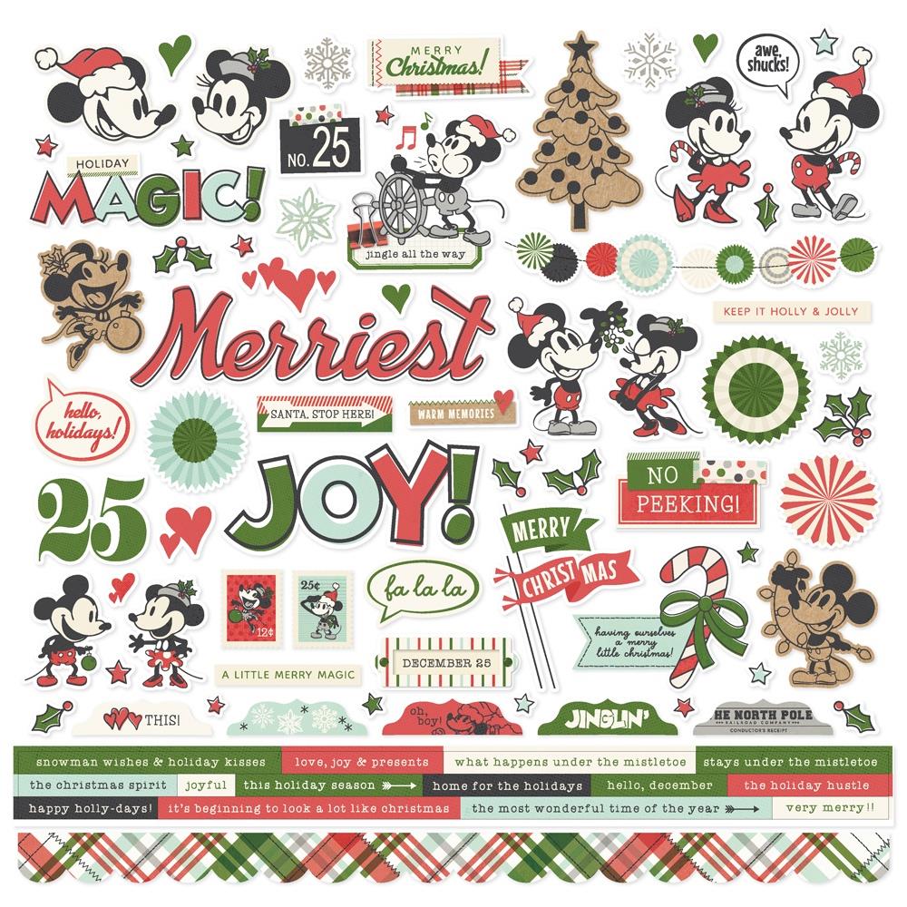 Simple Stories  Stickers [Collections] - Say Cheese Classic Mouse Christmas