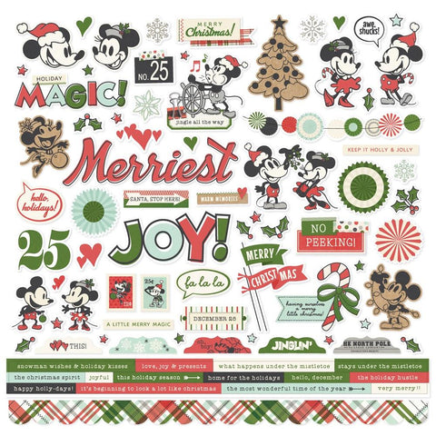 Simple Stories  Stickers [Collections] - Say Cheese Classic Mouse Christmas