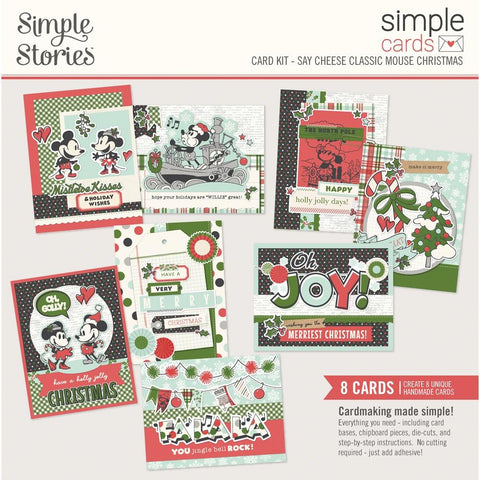 Simple Stories Card Kit - Say Cheese Classic Mouse Christmas