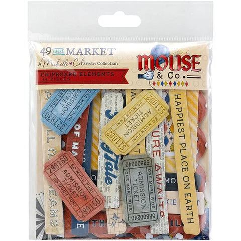 49 and Market  Chipboard Elements [Collections] - Mouse & Co