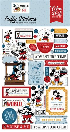 Echo Park Puffy Stickers [Collection] - Mouse & Me