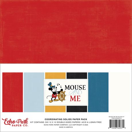 Echo Park Paper Solids Collection - [Collection] - Mouse & Me