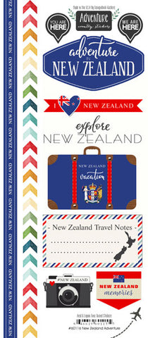 Scrapbook Customs Sticker - New Zealand Adventure City Sticker