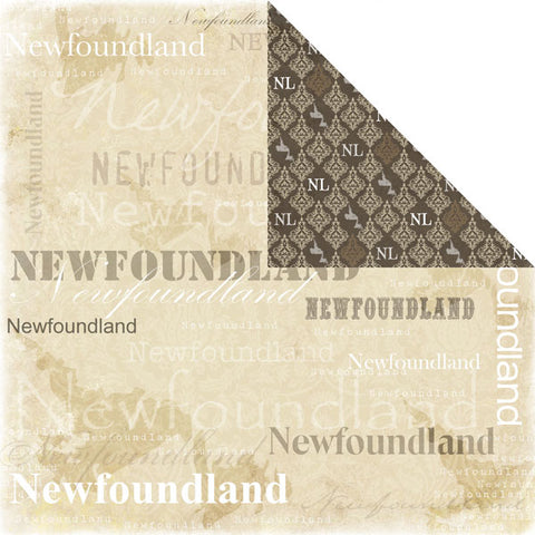 Scrapbook Customs 12x12 Paper - Newfoundland Lovely