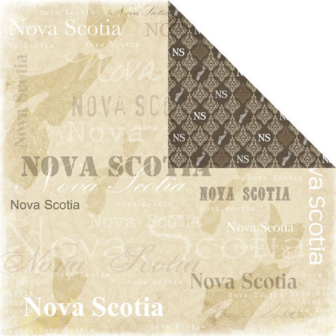 Scrapbook Customs 12x12 Paper - Nova Scotia  Lovely