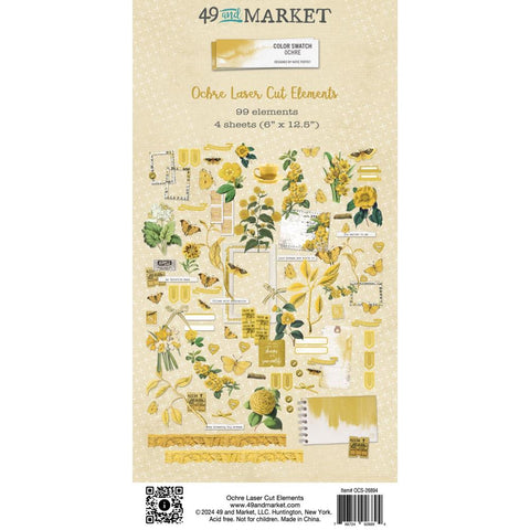 49 and Market Laser Cut Elements [Collection]  - Color Swatche Ochre